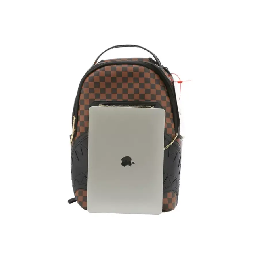 Balo Sprayground DLX Shark 'Brown Black' W0825727 - Ảnh 3