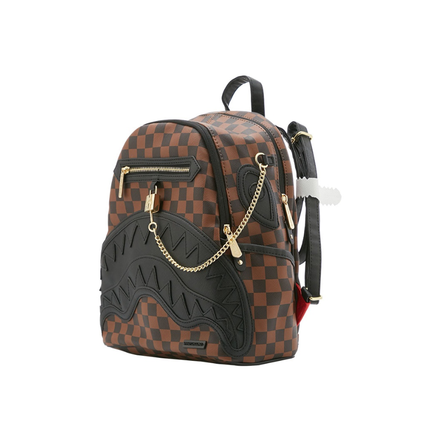 Balo Sprayground Caro Shark 'Brown Black' W0815720 - Ảnh 3