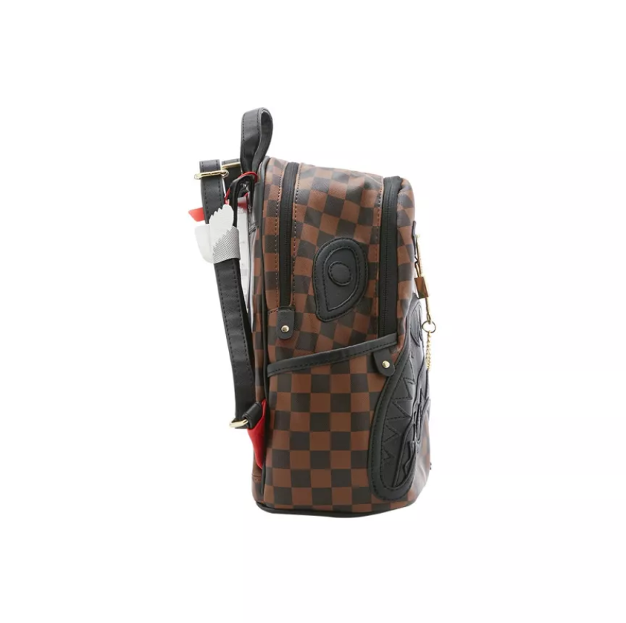 Balo Sprayground Caro Shark 'Brown Black' W0815720 - Ảnh 4