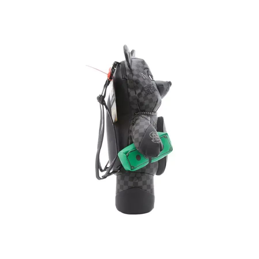 Balo Sprayground Plush Toy 'Black' W0827007 - Ảnh 4