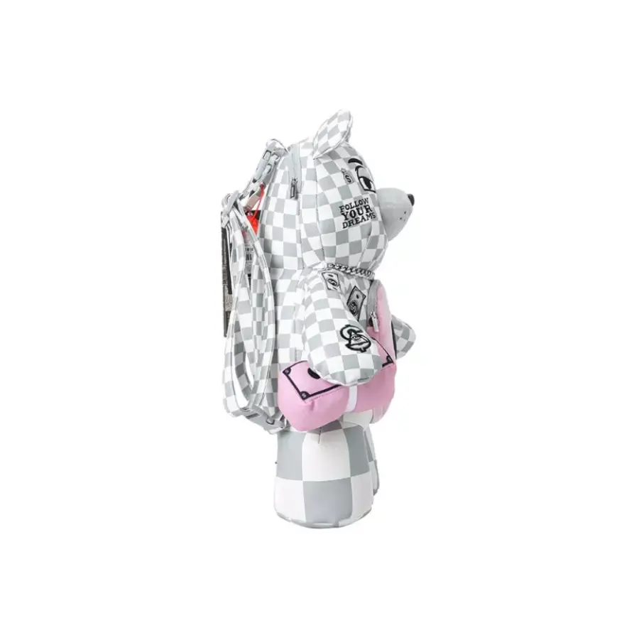 Balo Sprayground Plush Toy 'White Pink' W0827008 - Ảnh 3