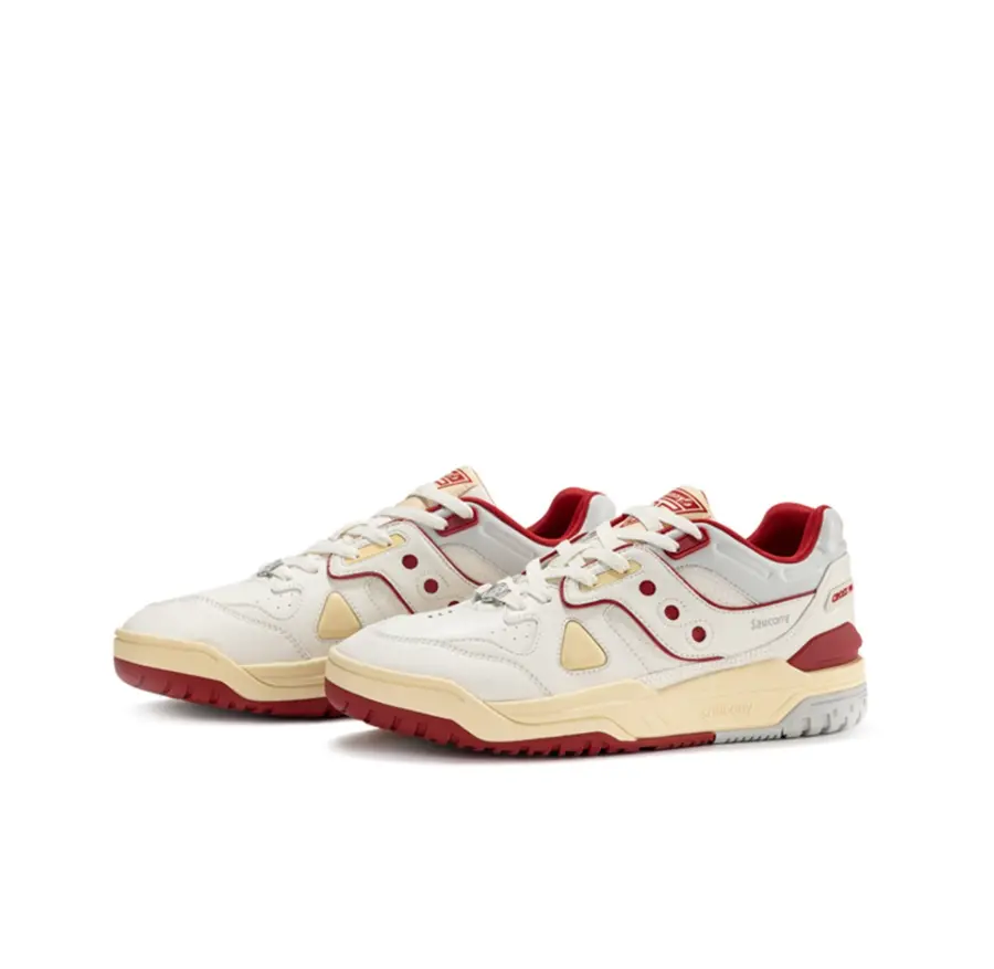 Giày Saucony Cross 90 'White Red Beige' S79035-5 - Ảnh 4