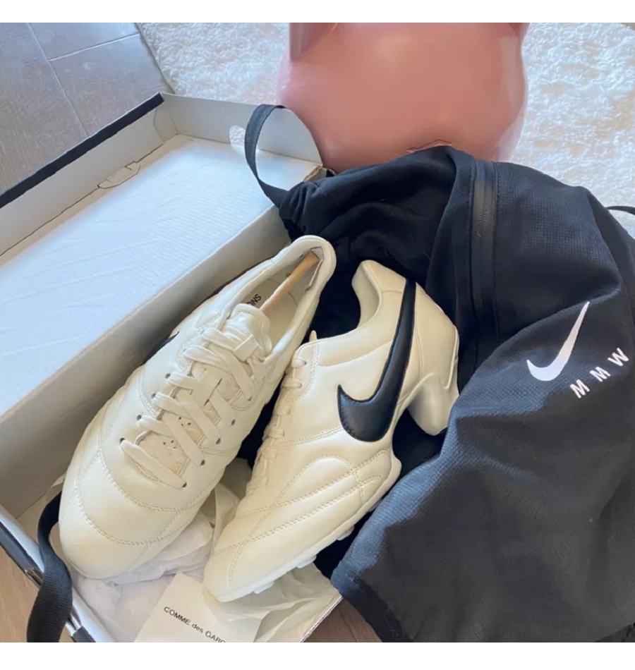 Giày Nike COMME Des GARÇONS x Nike Premier 'Cream' DJ8545-100 - Ảnh 4