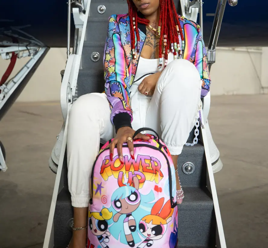 Balo Sprayground x Powerpuff Girl 'Pink' W0835817 - Ảnh 4