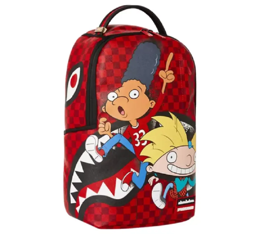 Balo Sprayground x Big Head Boy Sky 'Dark Red' W0835734 - Ảnh 3