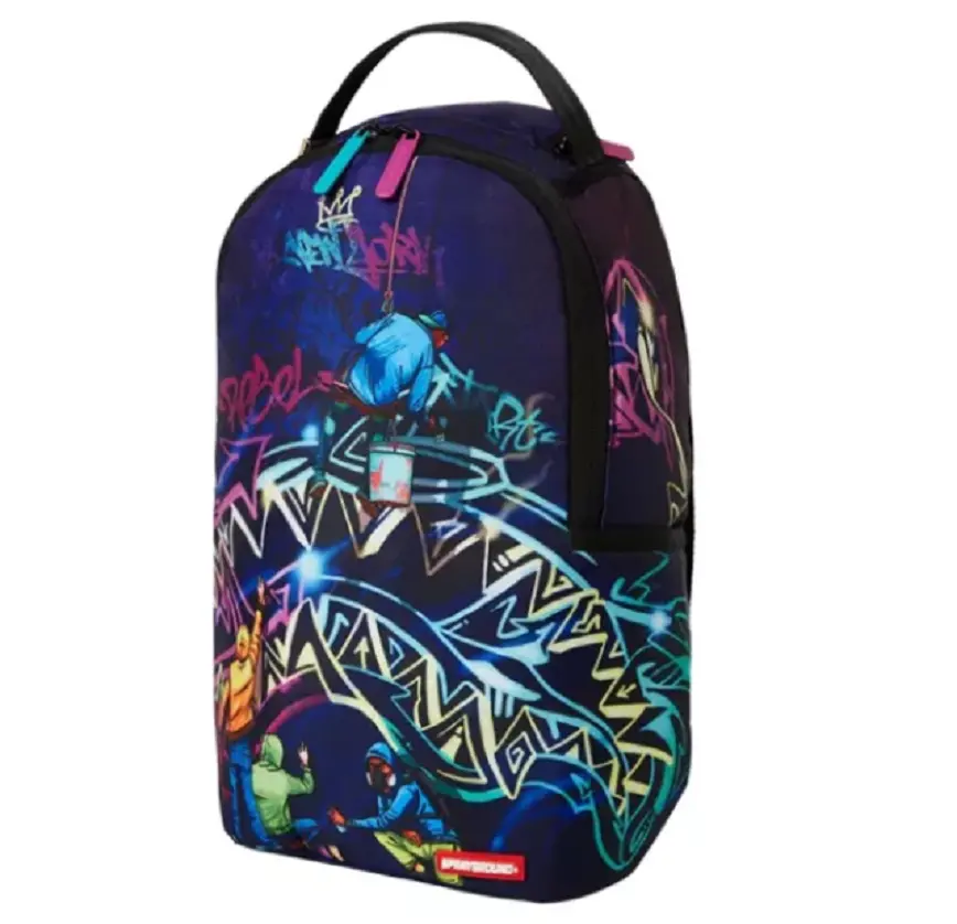 Balo Sprayground Graffiti 'Dark Shark Mouth' W0835728 - Ảnh 3