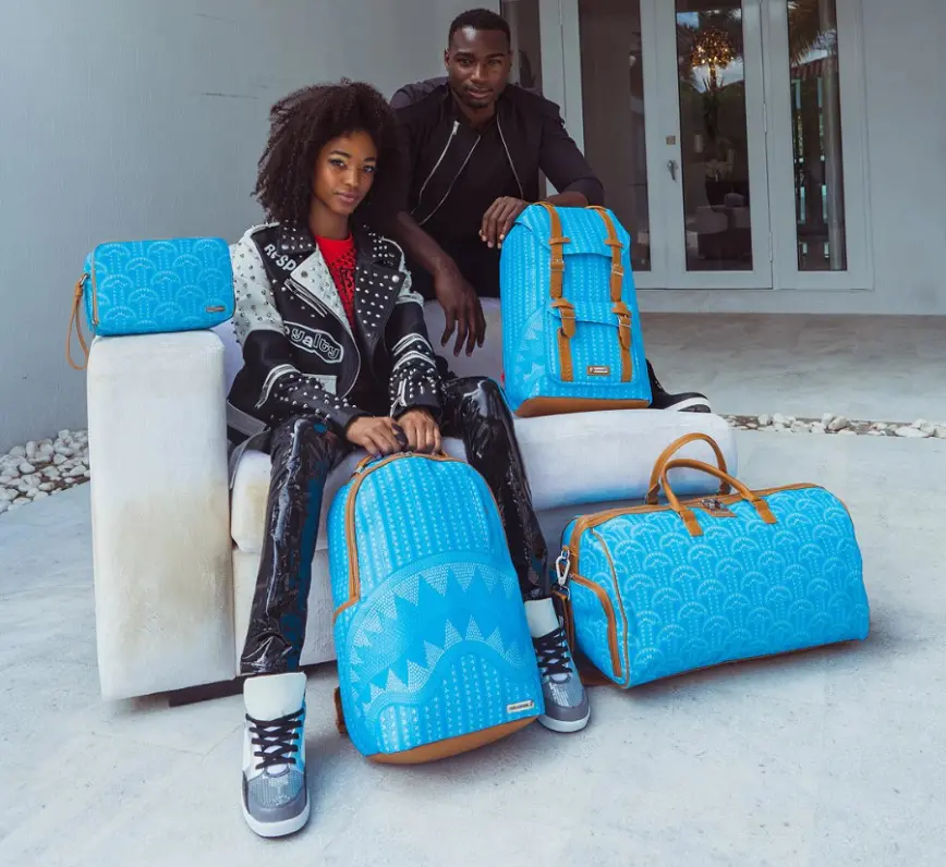 Balo Sprayground Llluchains Turg DLX Shark 'Blue' W0825726 - Ảnh 9