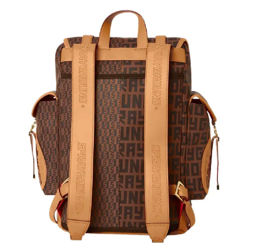 Alternative view of Balo Sprayground Embossed Label 'Brown' 910B4711NSZBROWN