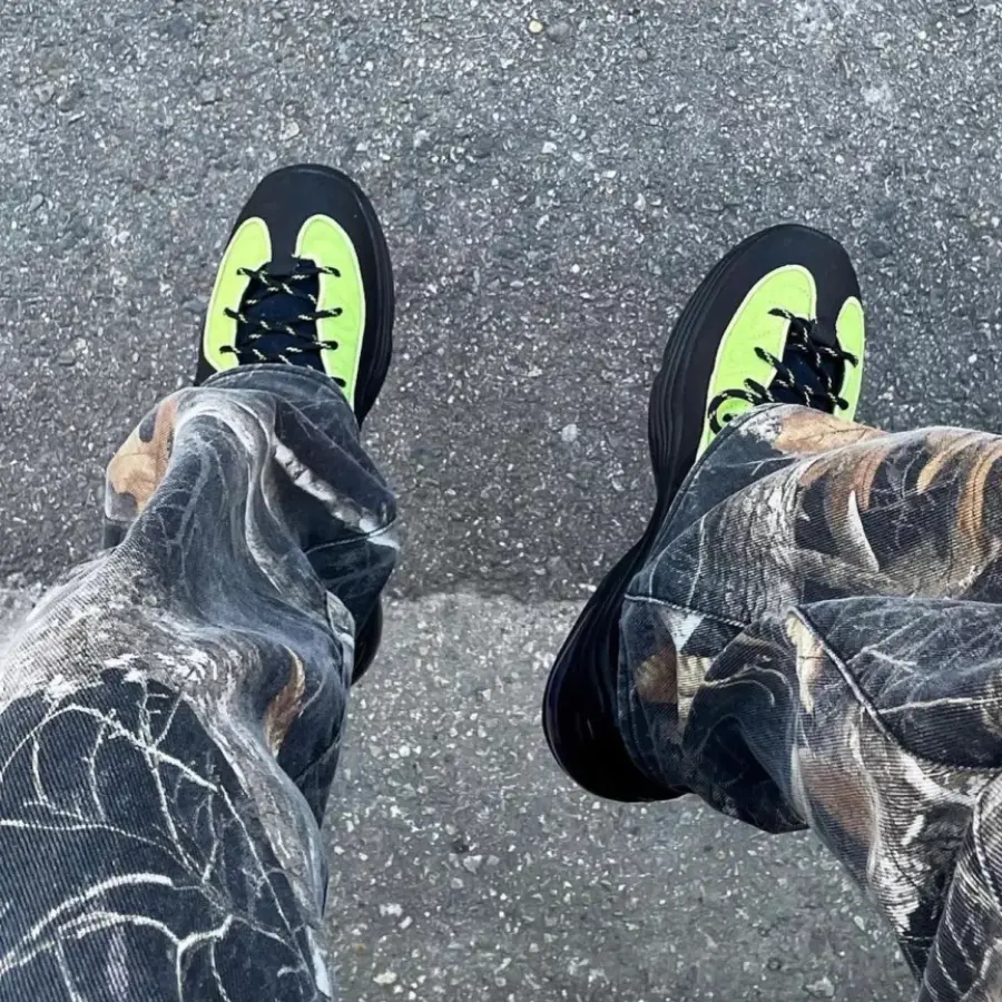 Giày Nike Air Penny 2 Stussy Vivid 'Green Black' DX6933-300 - Ảnh 3
