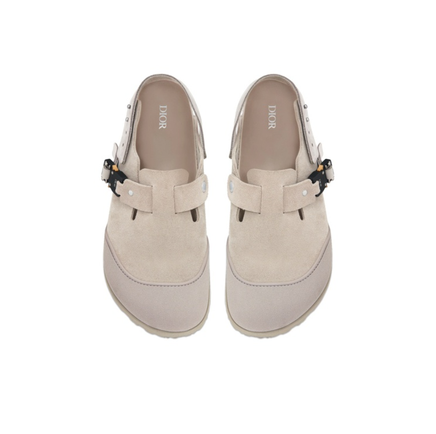 Dép Dior By Birkenstock 'Tokio Mule Greige' 3SA116ZSD-H161 - Ảnh 5