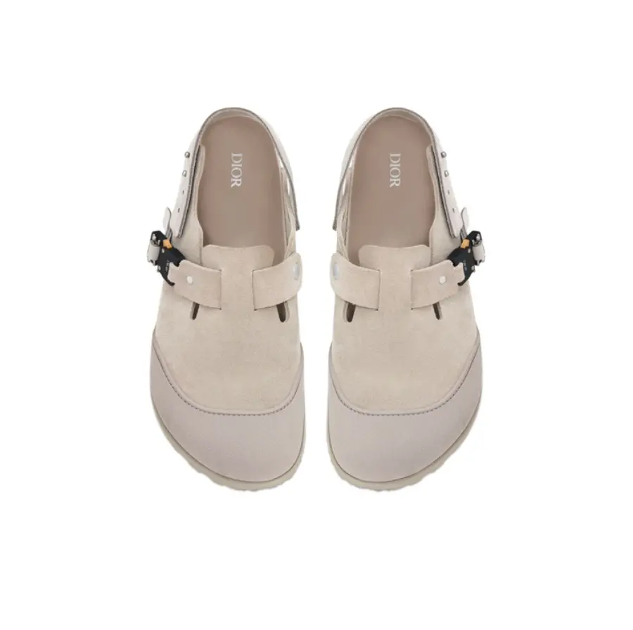Dép Dior By Birkenstock 'Tokio Mule Greige' 3SA116ZSD-H161 - Ảnh 5