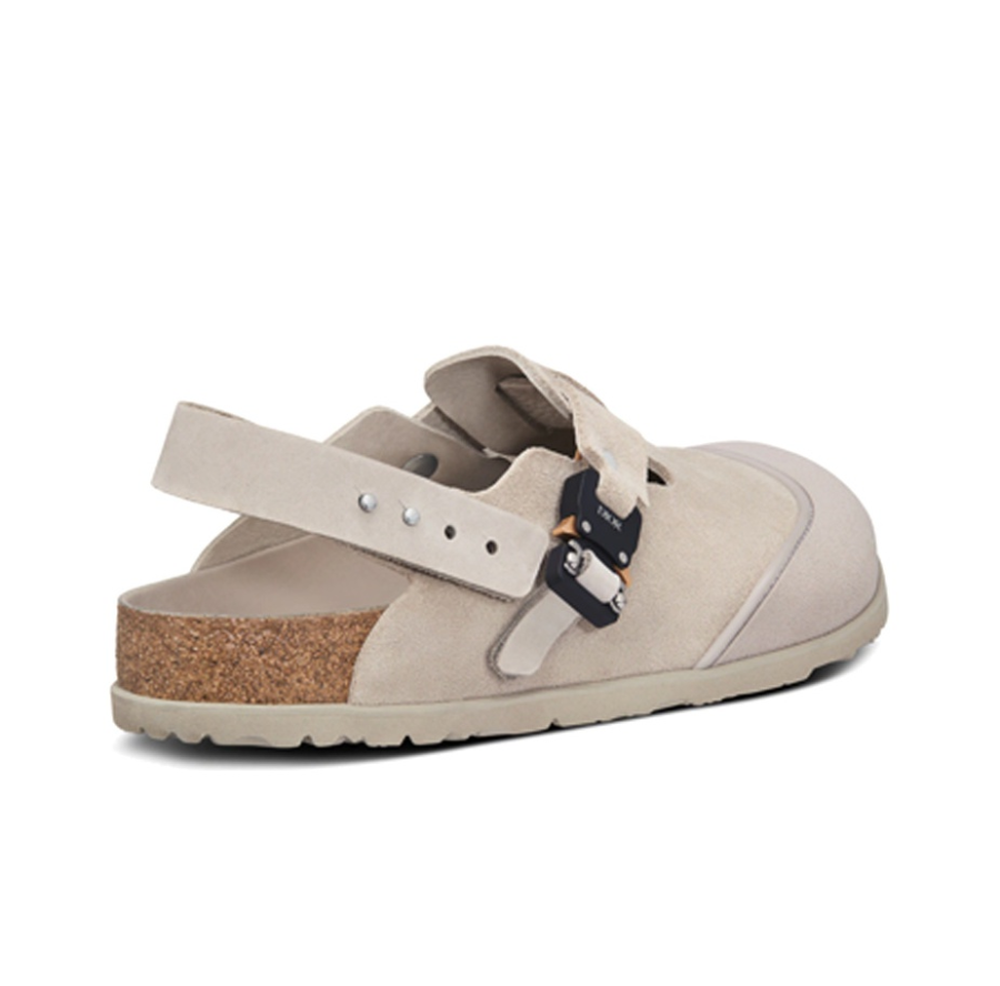 Dép Dior By Birkenstock 'Tokio Mule Greige' 3SA116ZSD-H161 - Ảnh 4