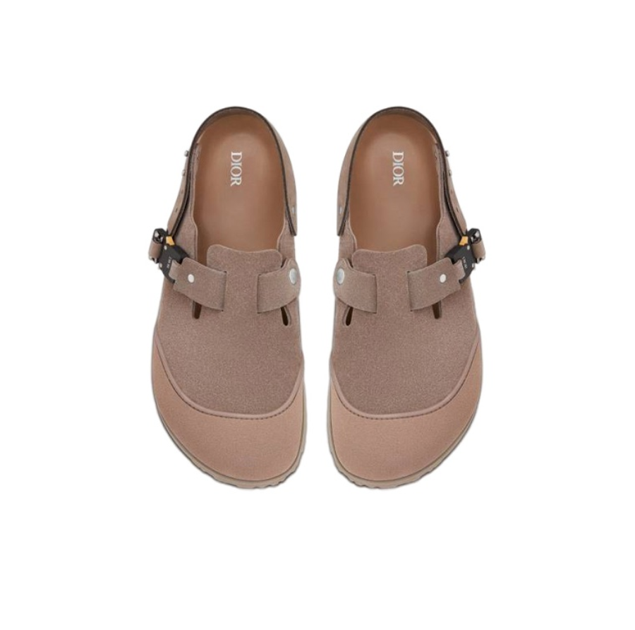 Dép Dior By Birkenstock 'Tokio Mule Brown' 3SA116ZSD-H700 - Ảnh 4