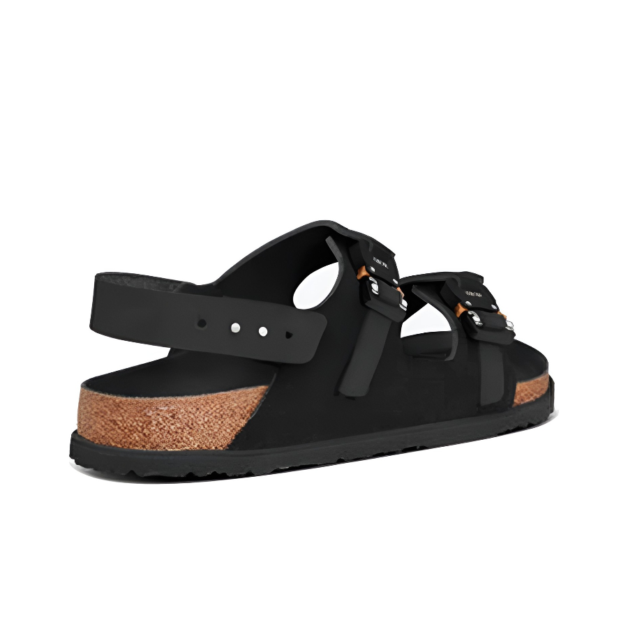 Dép Dior By Birkenstock Milano Sandal 'Black' 3SA117ZSG-H900 - Ảnh 3