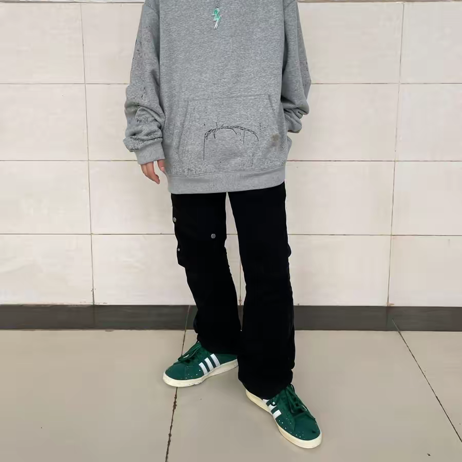 Giày Adidas COOK x Campus 80 'Paint Splatter Dark Green' GY7005 - Ảnh 7