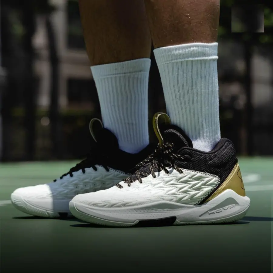 Giày Under Armour HOVR Havoc 5 Clone 'White Black' 3025605-100 - Ảnh 6
