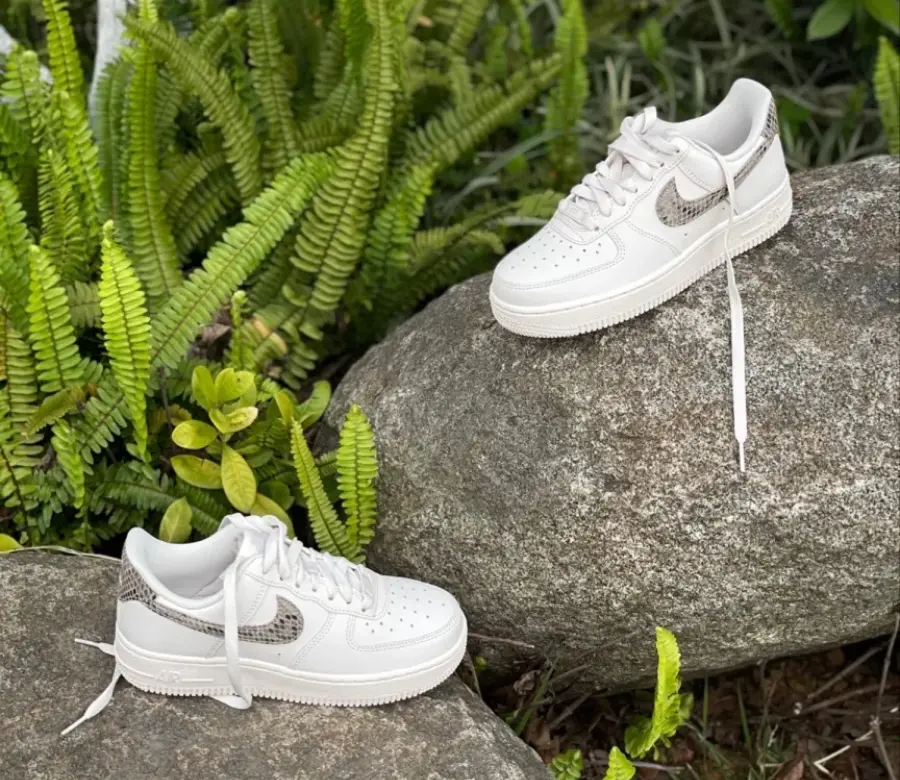 Giày Nike Air Force 1 '07 'Phantom Ivory Snakeskin' DD8959-002 - Ảnh 7