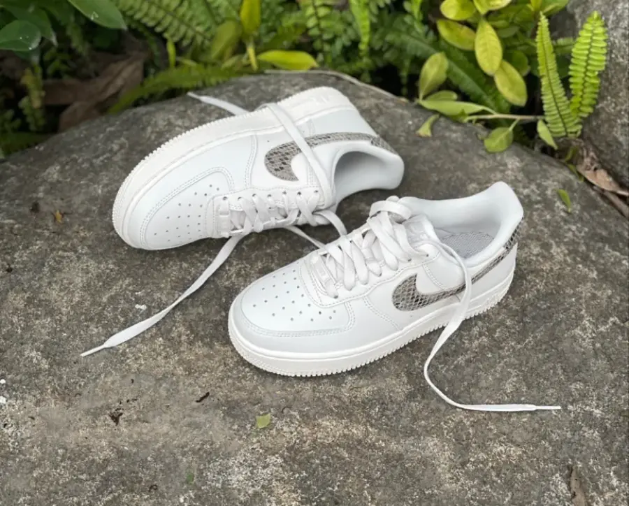 Giày Nike Air Force 1 '07 'Phantom Ivory Snakeskin' DD8959-002 - Ảnh 6
