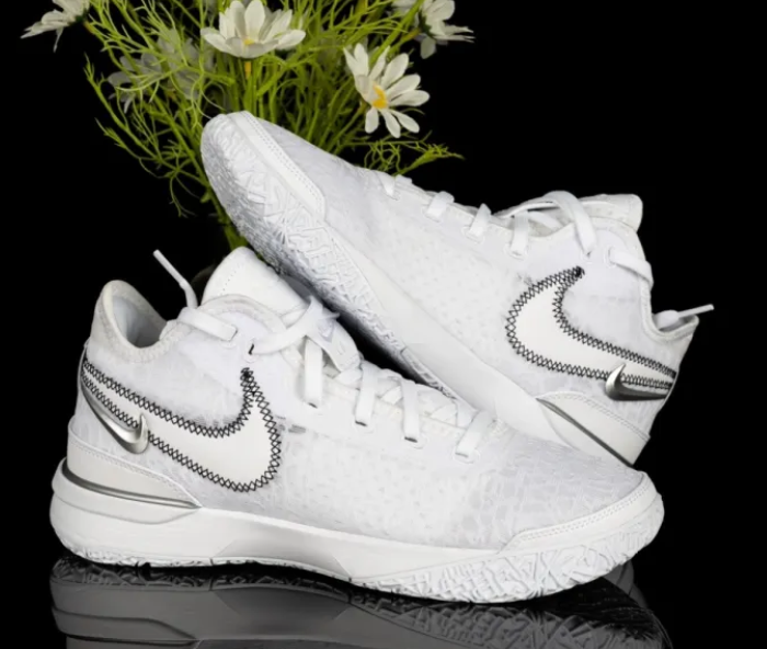 Giày Nike LeBron NXXT Gen EP 'White Metallic Silver' DR8788-101 - Ảnh 3