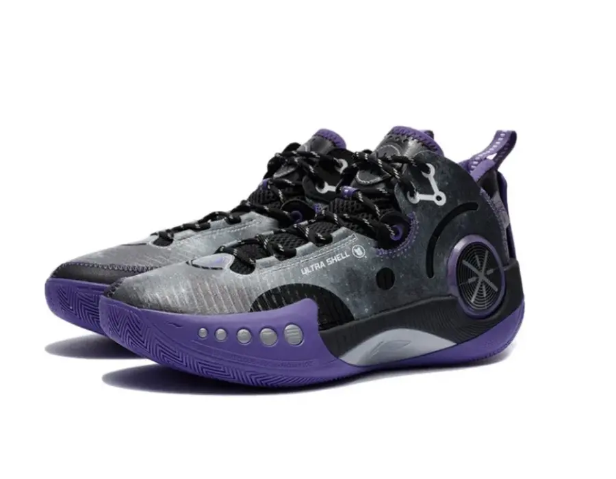 Giày Lining Phantom 3 'Black Purple' ABPR049-5 - Ảnh 4