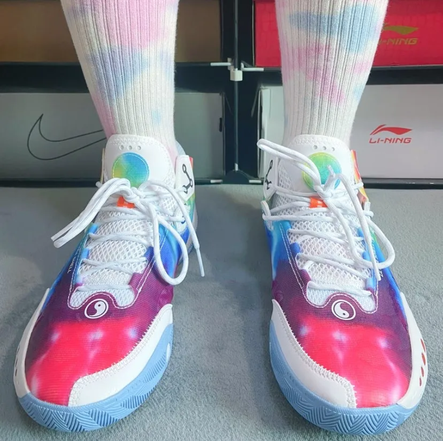 Giày Lining Phantom 3 'White Rainbow' ABPR049-8 - Ảnh 2