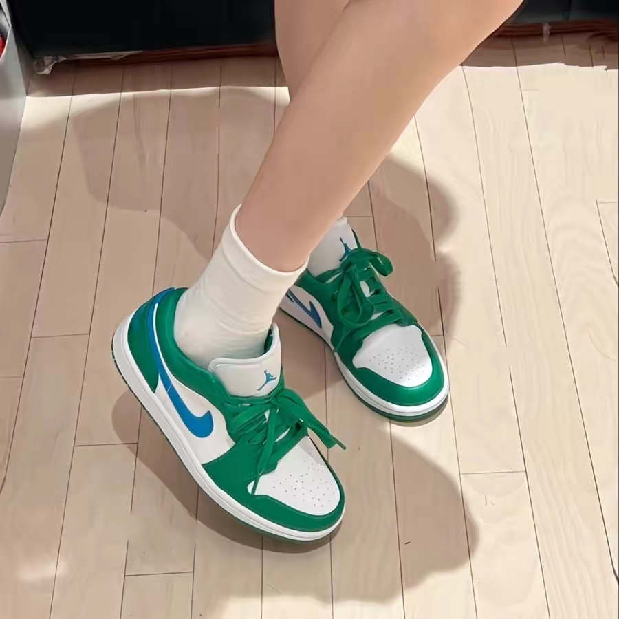 Giày Nike Air Jordan 1 Low 'Lucky Green' DC0774-304 - Ảnh 9