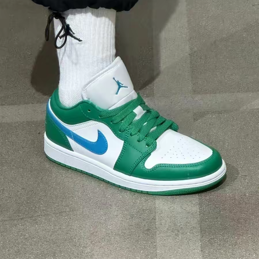 Giày Nike Air Jordan 1 Low 'Lucky Green' DC0774-304 - Ảnh 8