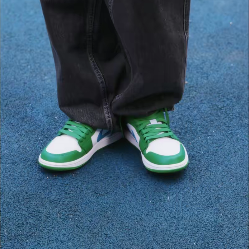 Giày Nike Air Jordan 1 Low 'Lucky Green' DC0774-304 - Ảnh 3