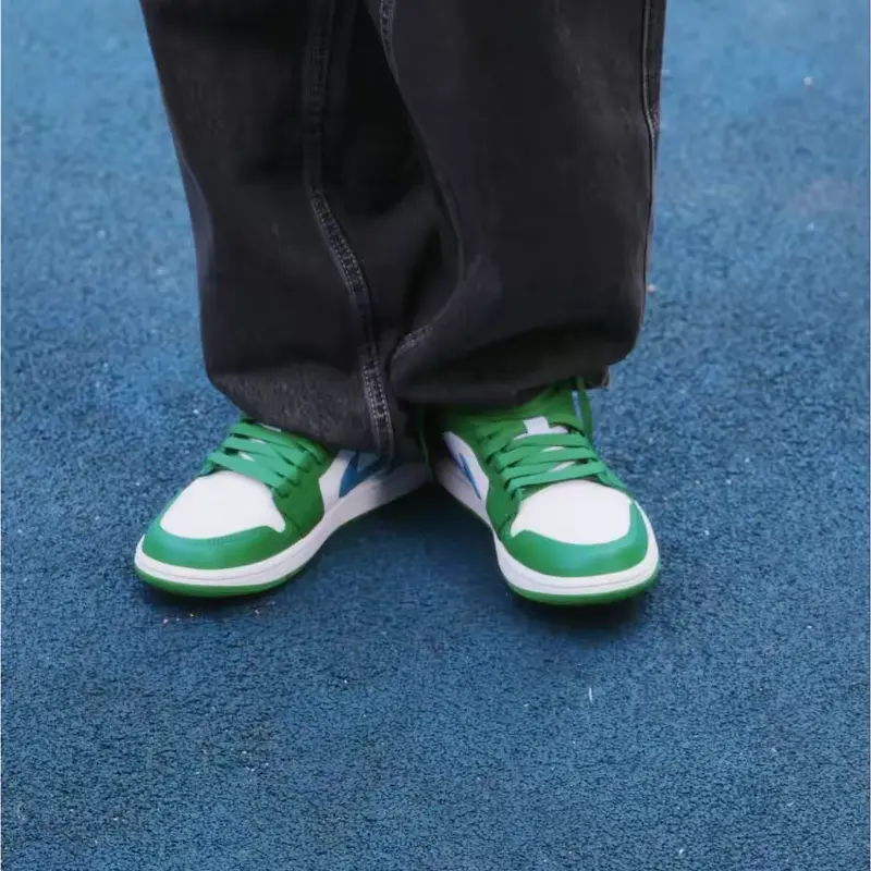 Giày Nike Air Jordan 1 Low 'Lucky Green' DC0774-304 - Ảnh 3