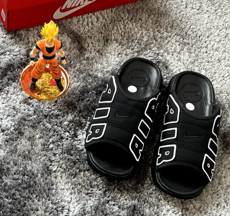 Dép Nike Air More Uptempo Slide 'Black White' DV2132-001 - Ảnh 3