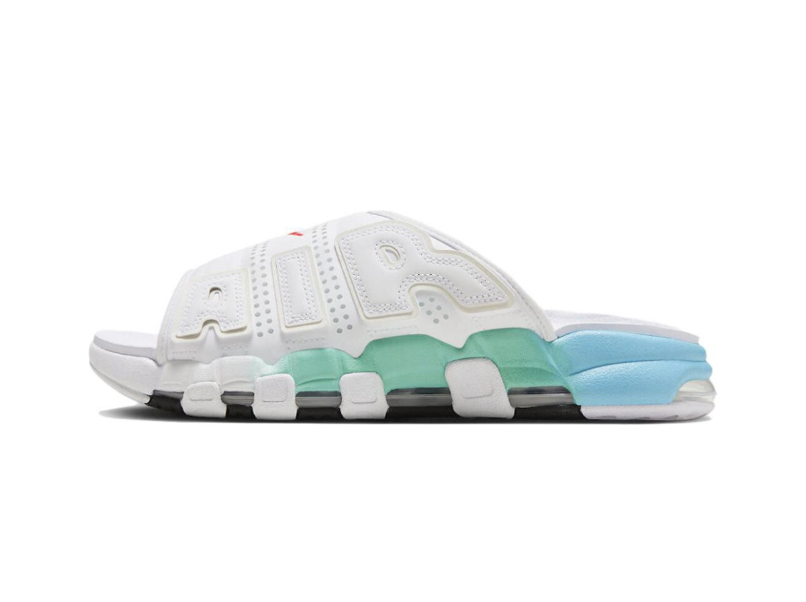 Dép Nike Air More Uptempo Slide 'White Aqua' FN3437-161 - Ảnh 8