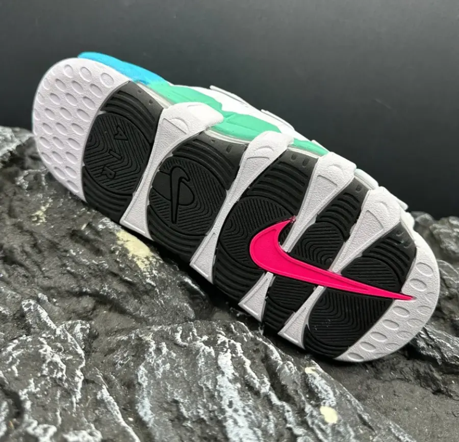 Dép Nike Air More Uptempo Slide 'White Aqua' FN3437-161 - Ảnh 3