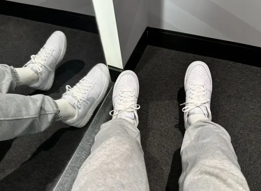 Giày Nike Dunk Low Retro 'White Pure Platinum' DV0831-101 - Ảnh 9