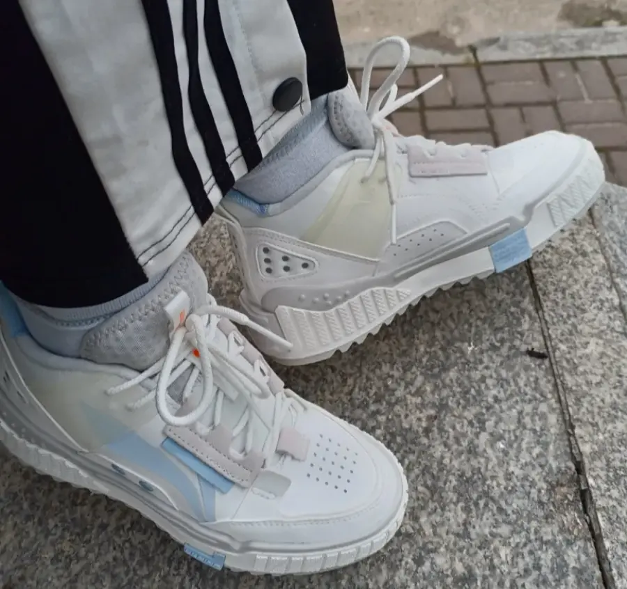 Giày Li Ning Middle Cut Classic 'White' AGCR312-2 - Ảnh 3