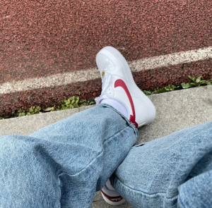 Alternative view of Giày Nike Air Force 1 Low 'White Team Red' CZ0326-100