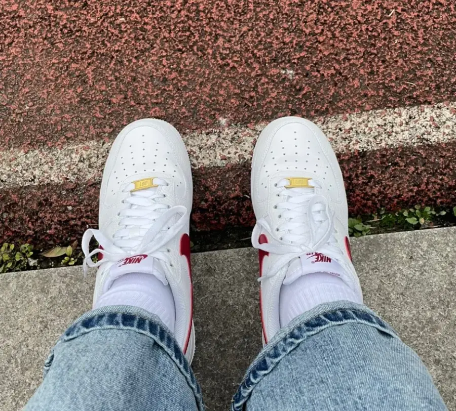 Giày Nike Air Force 1 Low 'White Team Red' CZ0326-100 - Ảnh 3