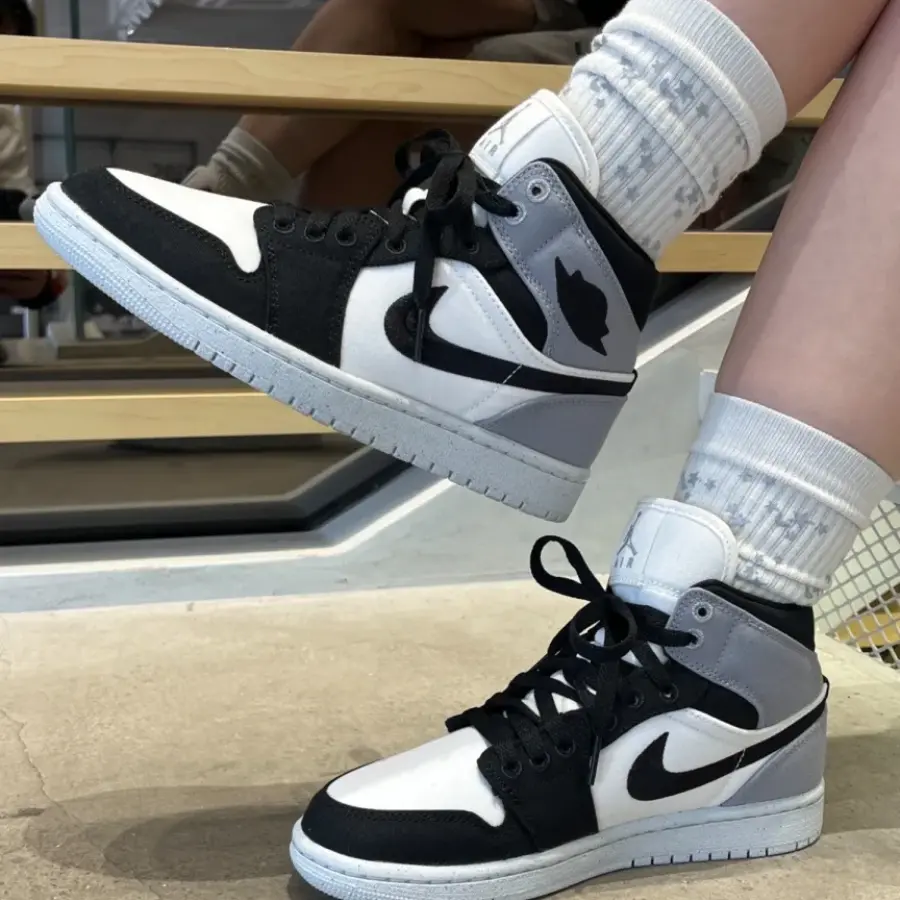 Giày Nike Air Jordan 1 Mid SE ‘Canvas’ DV0427-100 - Ảnh 7