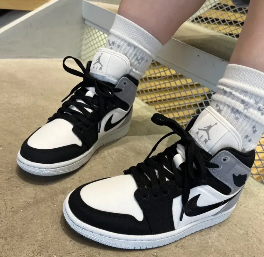 Giày Nike Air Jordan 1 Mid SE ‘Canvas’ DV0427-100 - Ảnh 8