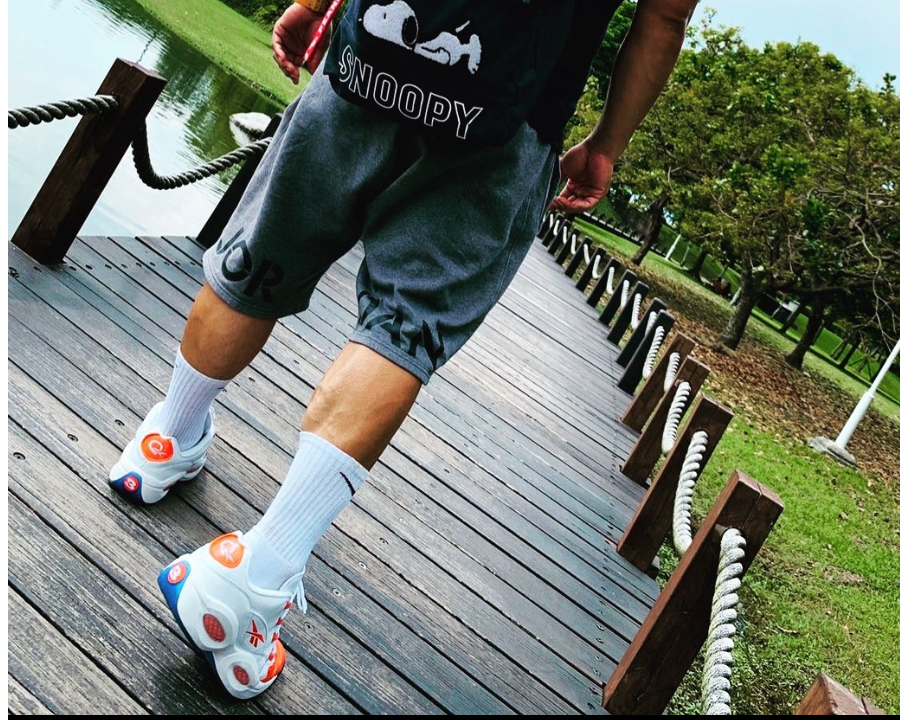 Giày Reebok Question Low 'Patent Toe Orange' FX4999 - Ảnh 3