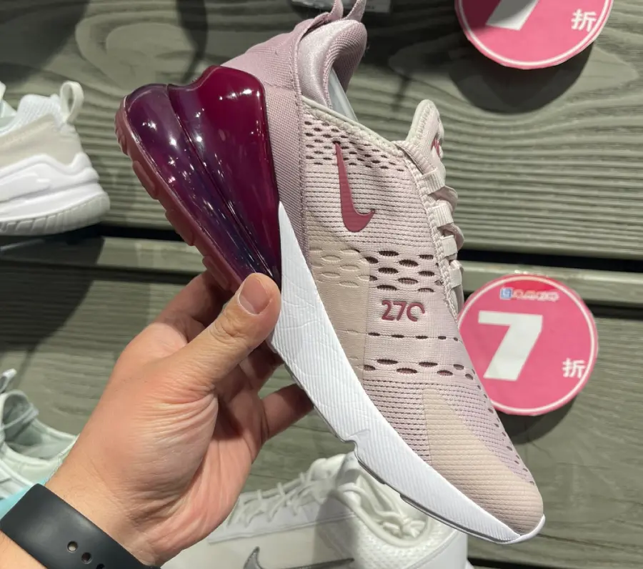 Giày Nike Air Max 270 Golf 'Light Bone Hot Punch' CK6483-002 - Ảnh 4