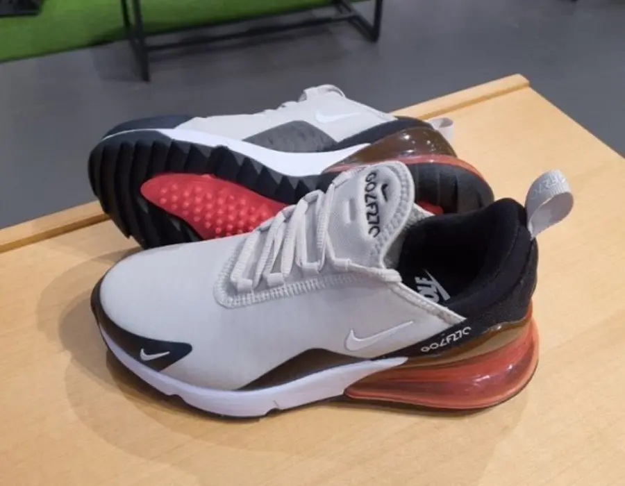 Giày Nike Air Max 270 Golf 'Light Bone Hot Punch' CK6483-002 - Ảnh 5