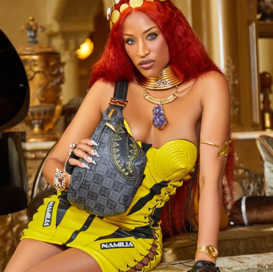 Túi Sprayground Checkerboard Shark Mouth Messenger Bag 'Black' W0845114 - Ảnh 2