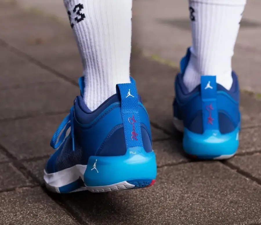 Giày Nike Air Jordan XXXVII Low PF 'Blue' DV9908-401 - Ảnh 4