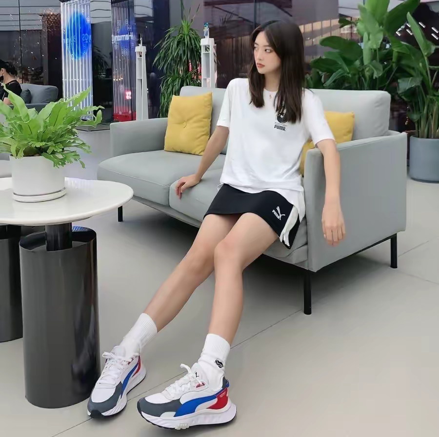 Giày Puma Wild Rider 'Rollin Ebony White' 381517-04 - Ảnh 2