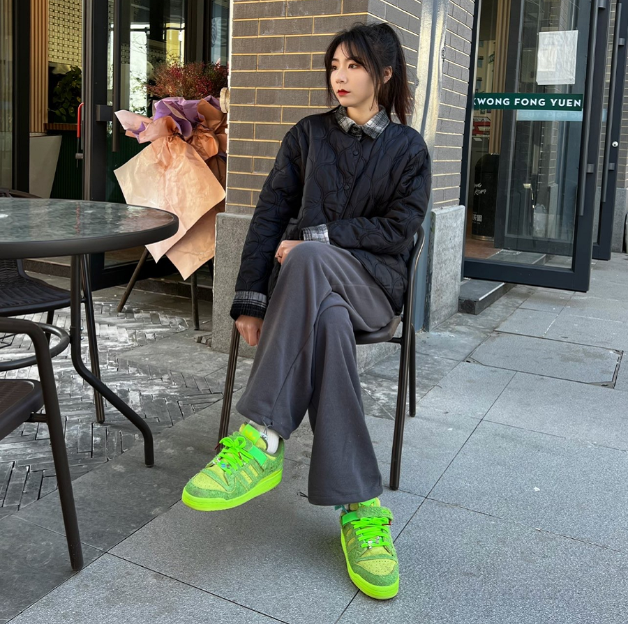 Giày Adidas Forum Low 'The Grinch' ID4315 - Ảnh 9