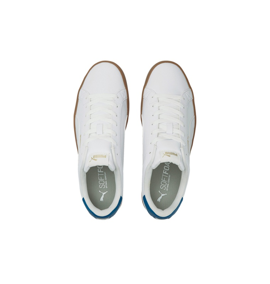 Giày Puma Smash Vulc V3 Retro Low Tops 'White Brown' 380752-08 - Ảnh 5