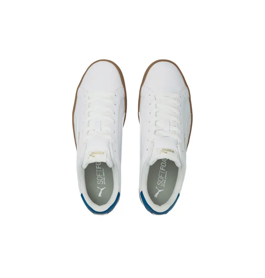 Giày Puma Smash Vulc V3 Retro Low Tops 'White Brown' 380752-08 - Ảnh 5