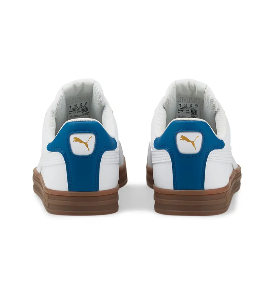 Giày Puma Smash Vulc V3 Retro Low Tops 'White Brown' 380752-08 - Ảnh 4