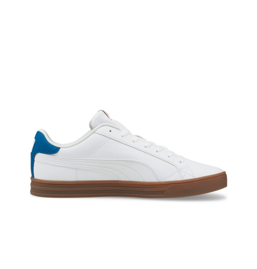 Giày Puma Smash Vulc V3 Retro Low Tops 'White Brown' 380752-08 - Ảnh 3