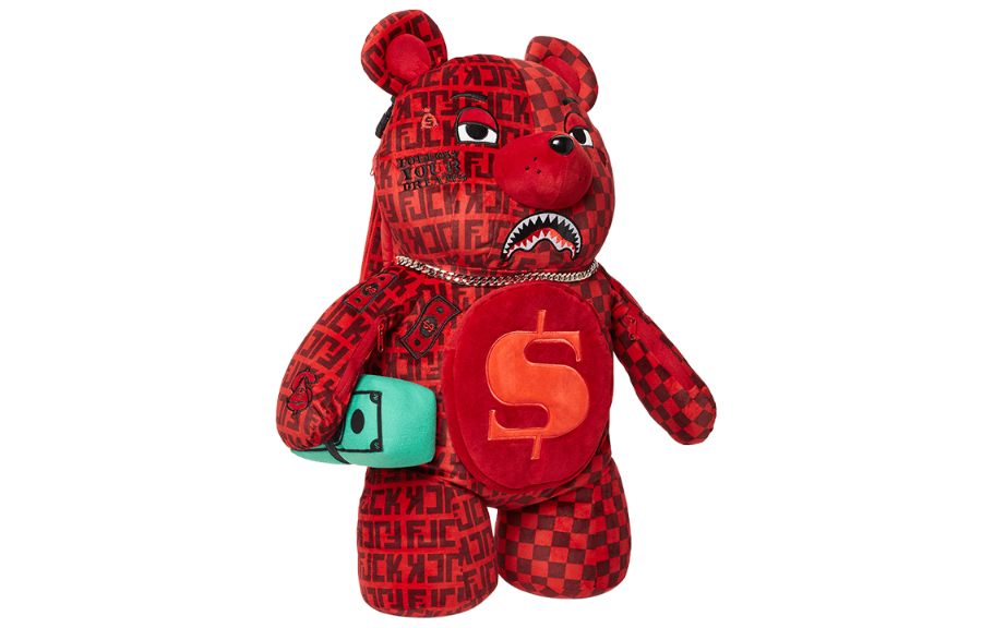 Balo Sprayground Plush Toy 'Red' W0827006 - Ảnh 3